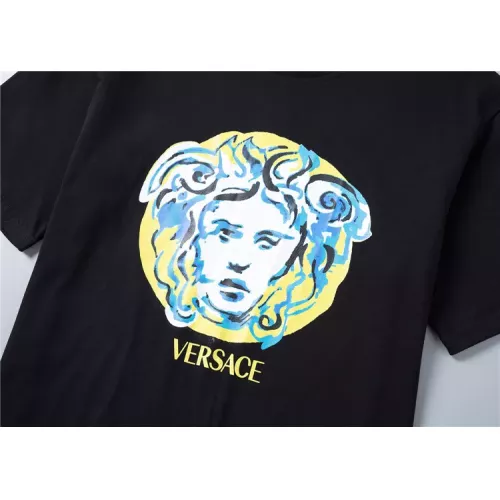 Replica Versace T-Shirts Short Sleeved For Unisex #1296963 $32.00 USD for Wholesale