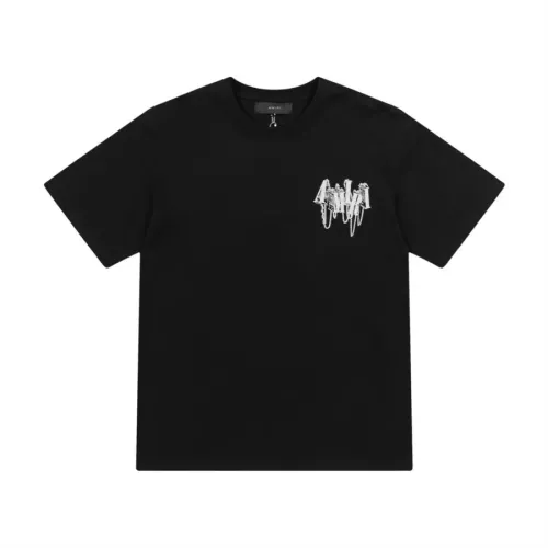 Replica Amiri T-Shirts Short Sleeved For Unisex #1297008 $36.00 USD for Wholesale