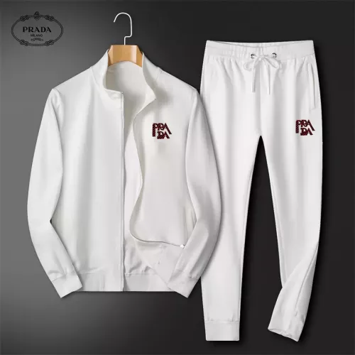 Prada Tracksuits Long Sleeved For Men #1297150 $80.00 USD, Wholesale Replica Prada Tracksuits