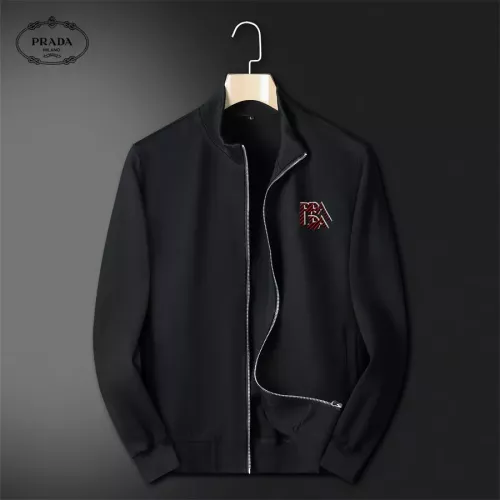 Replica Prada Tracksuits Long Sleeved For Men #1297151 $80.00 USD for Wholesale