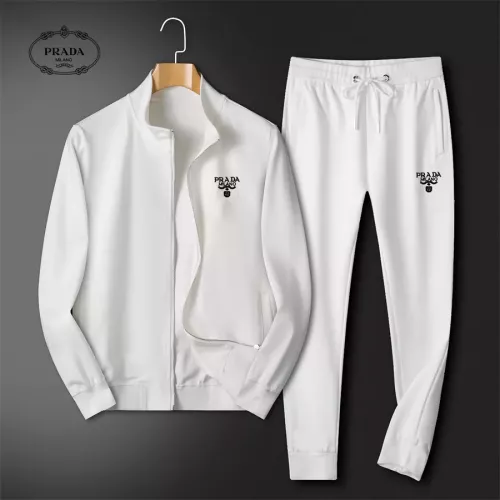 Prada Tracksuits Long Sleeved For Men #1297165 $80.00 USD, Wholesale Replica Prada Tracksuits