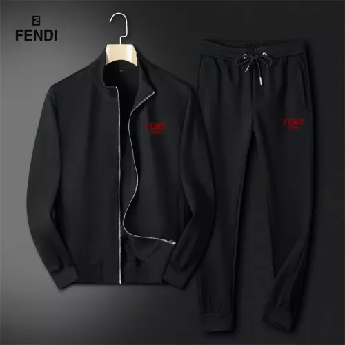 Fendi Tracksuits Long Sleeved For Men #1297180 $80.00 USD, Wholesale Replica Fendi Tracksuits