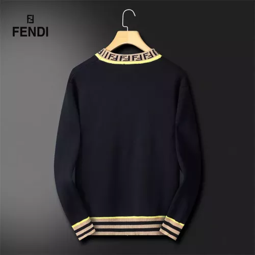 Replica Fendi Sweaters Long Sleeved For Men #1297204 $60.00 USD for Wholesale