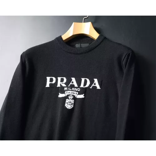 Replica Prada Sweater Long Sleeved For Men #1297232 $52.00 USD for Wholesale