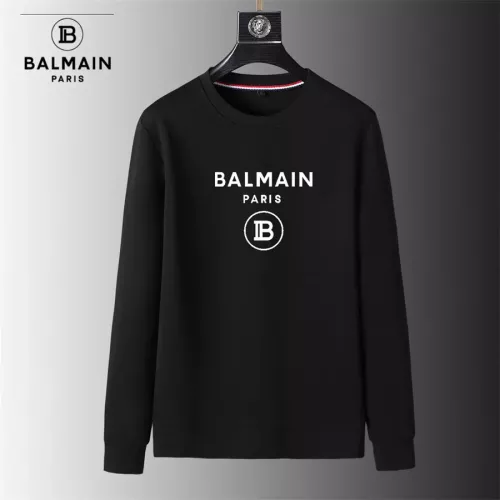 Balmain Hoodies Long Sleeved For Men #1297244 $40.00 USD, Wholesale Replica Balmain Hoodies