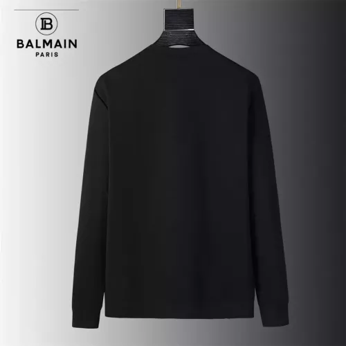 Replica Balmain Hoodies Long Sleeved For Men #1297244 $40.00 USD for Wholesale