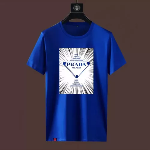 Prada T-Shirts Short Sleeved For Men #1297452 $40.00 USD, Wholesale Replica Prada T-Shirts