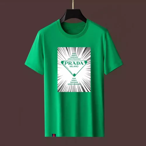 Prada T-Shirts Short Sleeved For Men #1297453 $40.00 USD, Wholesale Replica Prada T-Shirts