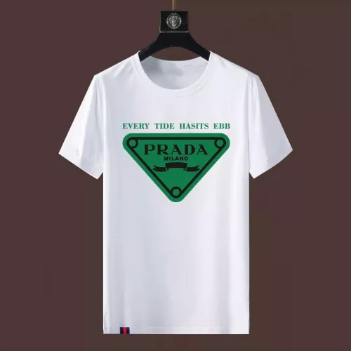 Prada T-Shirts Short Sleeved For Men #1297457 $40.00 USD, Wholesale Replica Prada T-Shirts