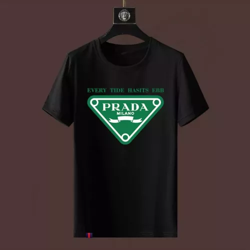 Prada T-Shirts Short Sleeved For Men #1297458 $40.00 USD, Wholesale Replica Prada T-Shirts