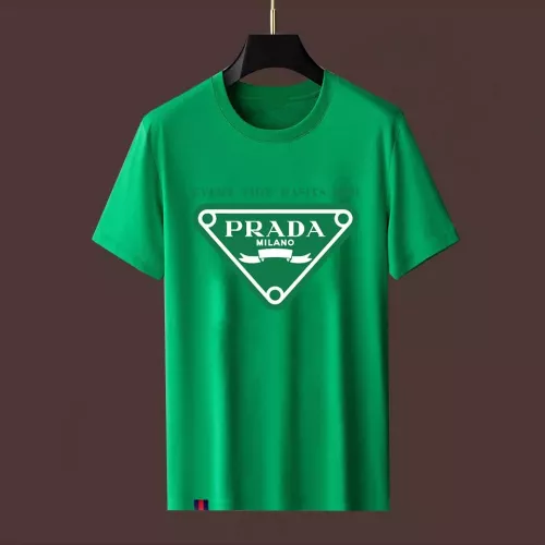 Prada T-Shirts Short Sleeved For Men #1297459 $40.00 USD, Wholesale Replica Prada T-Shirts