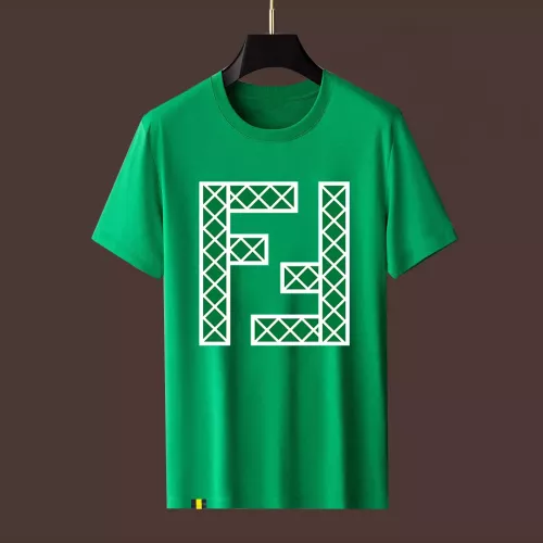 Fendi T-Shirts Short Sleeved For Men #1297545 $40.00 USD, Wholesale Replica Fendi T-Shirts