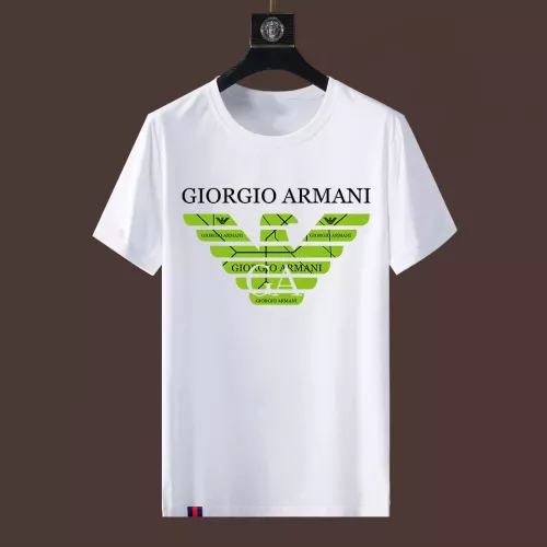 Armani T-Shirts Short Sleeved For Men #1297546 $40.00 USD, Wholesale Replica Armani T-Shirts