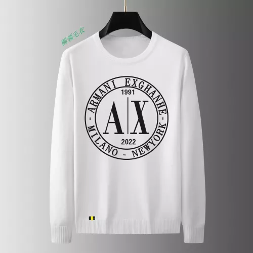 Armani Sweater Long Sleeved For Men #1297622 $48.00 USD, Wholesale Replica Armani Sweaters