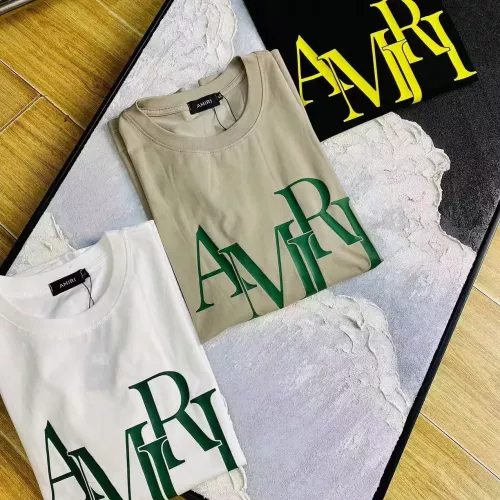 Replica Amiri T-Shirts Short Sleeved For Men #1297747 $32.00 USD for Wholesale