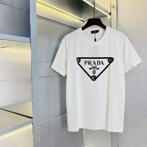 Prada T-Shirts Short Sleeved For Men #1297756 $32.00 USD, Wholesale Replica Prada T-Shirts