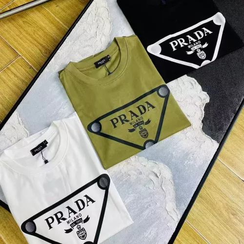 Replica Prada T-Shirts Short Sleeved For Men #1297756 $32.00 USD for Wholesale