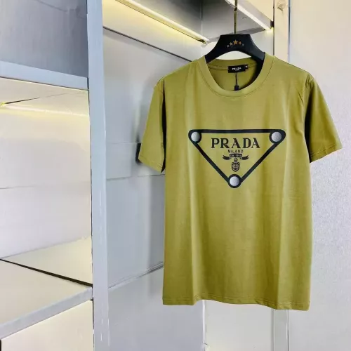 Prada T-Shirts Short Sleeved For Men #1297757 $32.00 USD, Wholesale Replica Prada T-Shirts