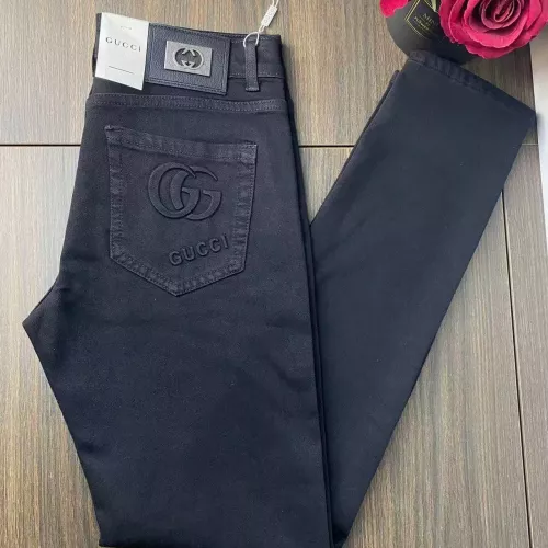 Replica Gucci Jeans For Men #1297788 $48.00 USD for Wholesale