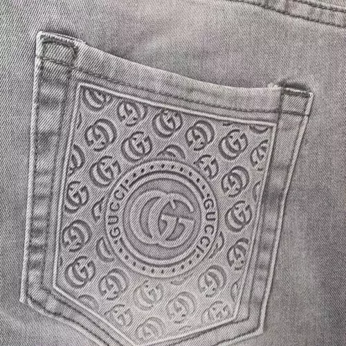 Replica Gucci Jeans For Men #1297789 $48.00 USD for Wholesale