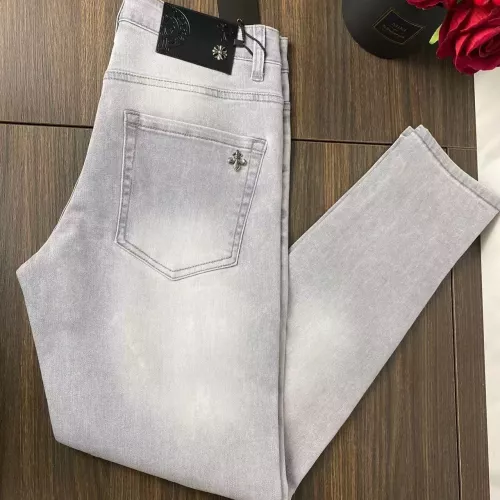 Replica Chrome Hearts Jeans For Men #1297795 $48.00 USD for Wholesale