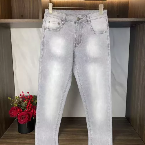 Replica Chrome Hearts Jeans For Men #1297795 $48.00 USD for Wholesale