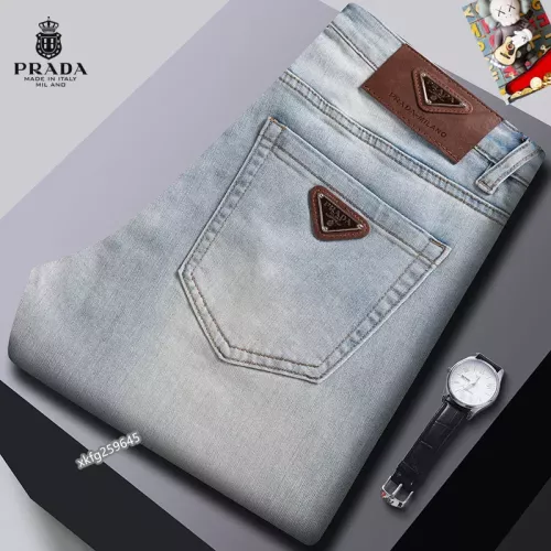 Replica Prada Jeans For Men #1297818 $48.00 USD for Wholesale