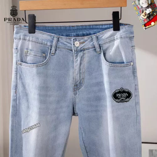 Replica Prada Jeans For Men #1297819 $48.00 USD for Wholesale