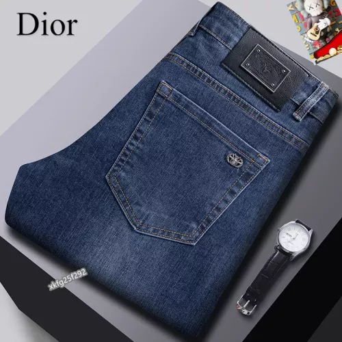 Replica Christian Dior Jeans For Men #1297820 $48.00 USD for Wholesale