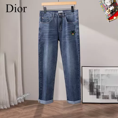 Replica Christian Dior Jeans For Men #1297820 $48.00 USD for Wholesale