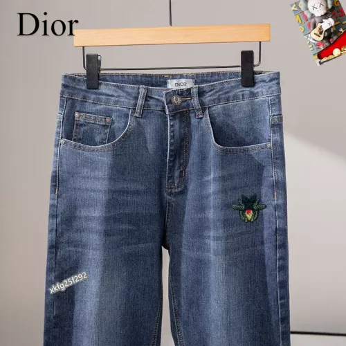 Replica Christian Dior Jeans For Men #1297820 $48.00 USD for Wholesale