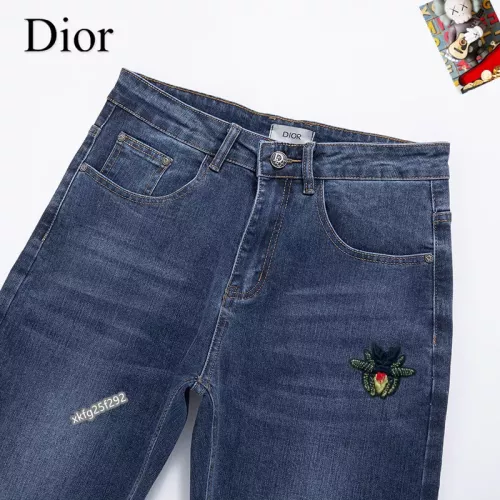 Replica Christian Dior Jeans For Men #1297820 $48.00 USD for Wholesale