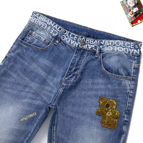 Replica Dolce & Gabbana D&G Jeans For Men #1297821 $48.00 USD for Wholesale