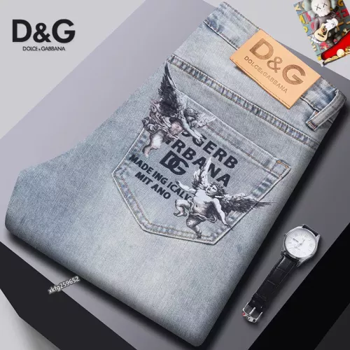 Replica Dolce & Gabbana D&G Jeans For Men #1297827 $48.00 USD for Wholesale