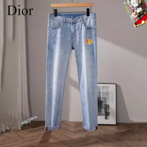 Replica Christian Dior Jeans For Men #1297848 $48.00 USD for Wholesale