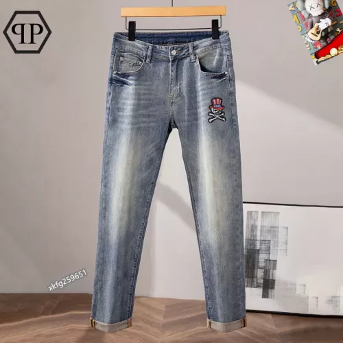 Replica Philipp Plein PP Jeans For Men #1297855 $48.00 USD for Wholesale