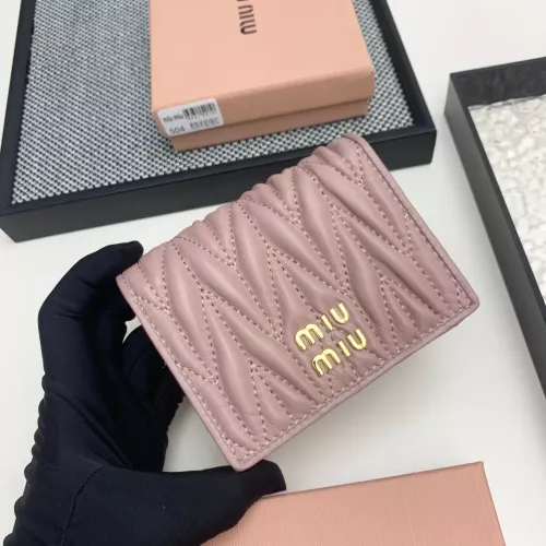 MIU MIU Wallets #1297863 $42.00 USD, Wholesale Replica MIU MIU Fashion Wallets