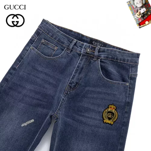 Replica Gucci Jeans For Men #1297864 $48.00 USD for Wholesale