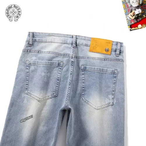 Replica Chrome Hearts Jeans For Men #1297876 $48.00 USD for Wholesale