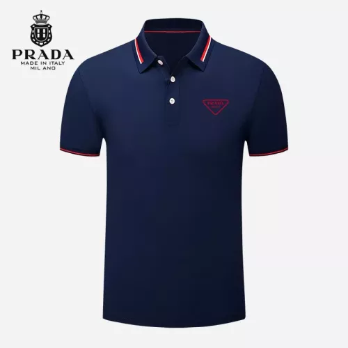 Prada T-Shirts Short Sleeved For Men #1297885 $29.00 USD, Wholesale Replica Prada T-Shirts