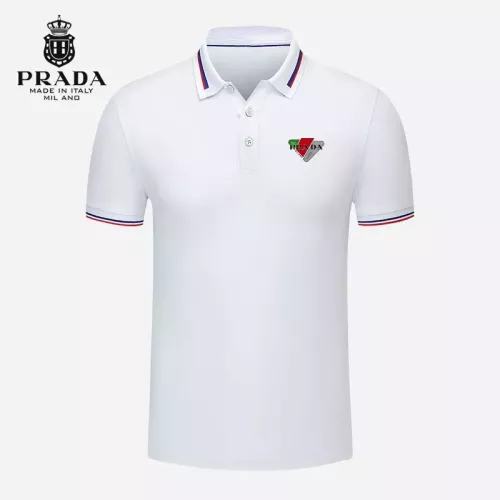 Prada T-Shirts Short Sleeved For Men #1297922 $29.00 USD, Wholesale Replica Prada T-Shirts