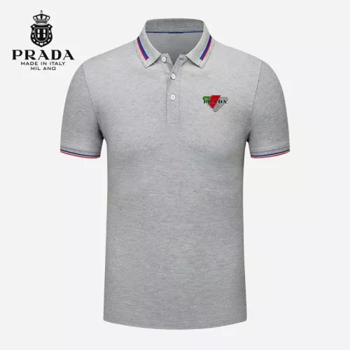 Prada T-Shirts Short Sleeved For Men #1297923 $29.00 USD, Wholesale Replica Prada T-Shirts