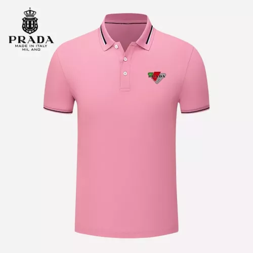 Prada T-Shirts Short Sleeved For Men #1297924 $29.00 USD, Wholesale Replica Prada T-Shirts