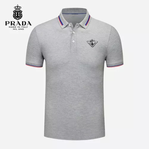 Prada T-Shirts Short Sleeved For Men #1297932 $29.00 USD, Wholesale Replica Prada T-Shirts