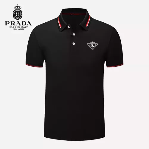 Prada T-Shirts Short Sleeved For Men #1297934 $29.00 USD, Wholesale Replica Prada T-Shirts