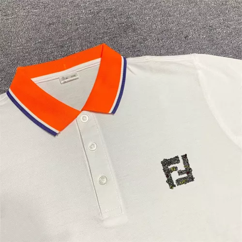 Replica Fendi T-Shirts Short Sleeved For Men #1297958 $29.00 USD for Wholesale