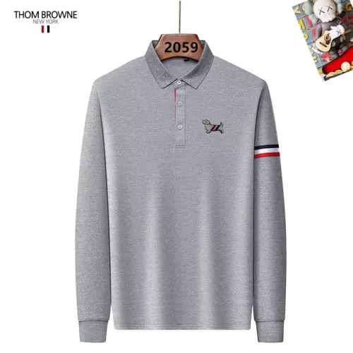 Thom Browne TB T-Shirts Long Sleeved For Men #1297980 $40.00 USD, Wholesale Replica Thom Browne TB T-Shirts