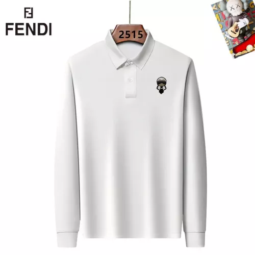 Fendi T-Shirts Long Sleeved For Men #1298044 $40.00 USD, Wholesale Replica Fendi T-Shirts