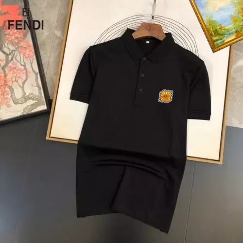 Fendi T-Shirts Short Sleeved For Men #1298103 $29.00 USD, Wholesale Replica Fendi T-Shirts