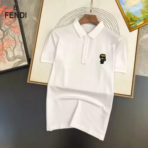 Fendi T-Shirts Short Sleeved For Men #1298122 $29.00 USD, Wholesale Replica Fendi T-Shirts